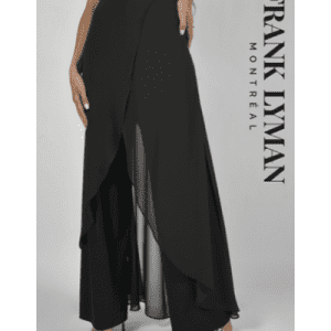 Frank Lyman Chiffon Overlay Pant