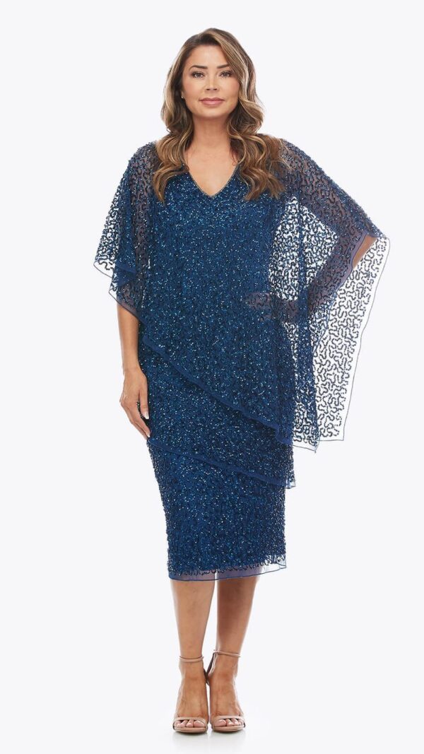 Sequin Layered Cocktail Dress