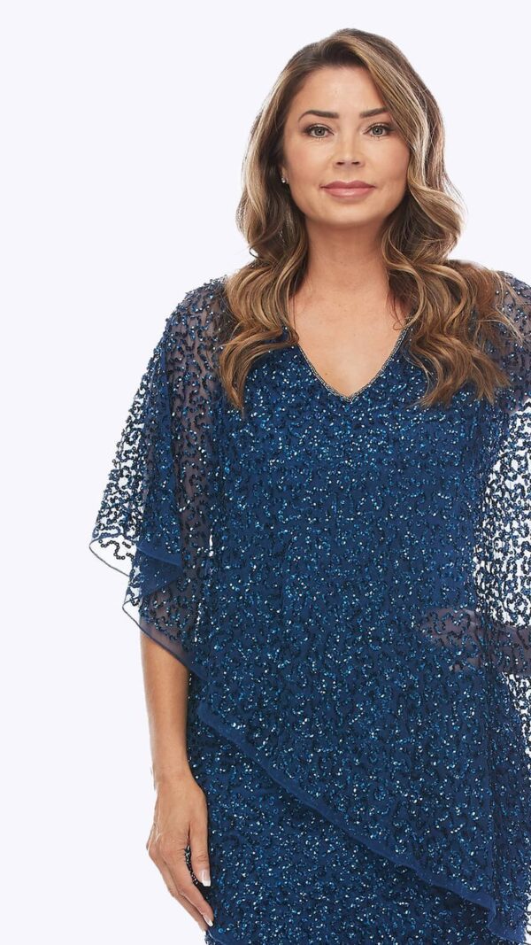 Sequin Layered Cocktail Dress - Image 2