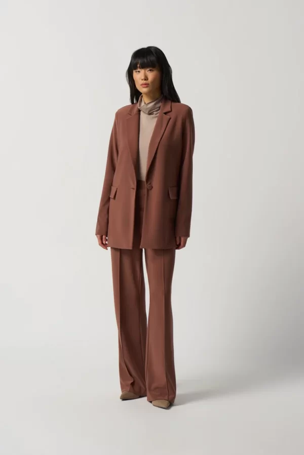 Joseph Ribkoff Toffee One Button Blazer - Image 2
