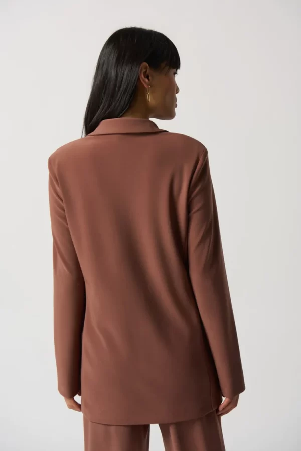 Joseph Ribkoff Toffee One Button Blazer - Image 4