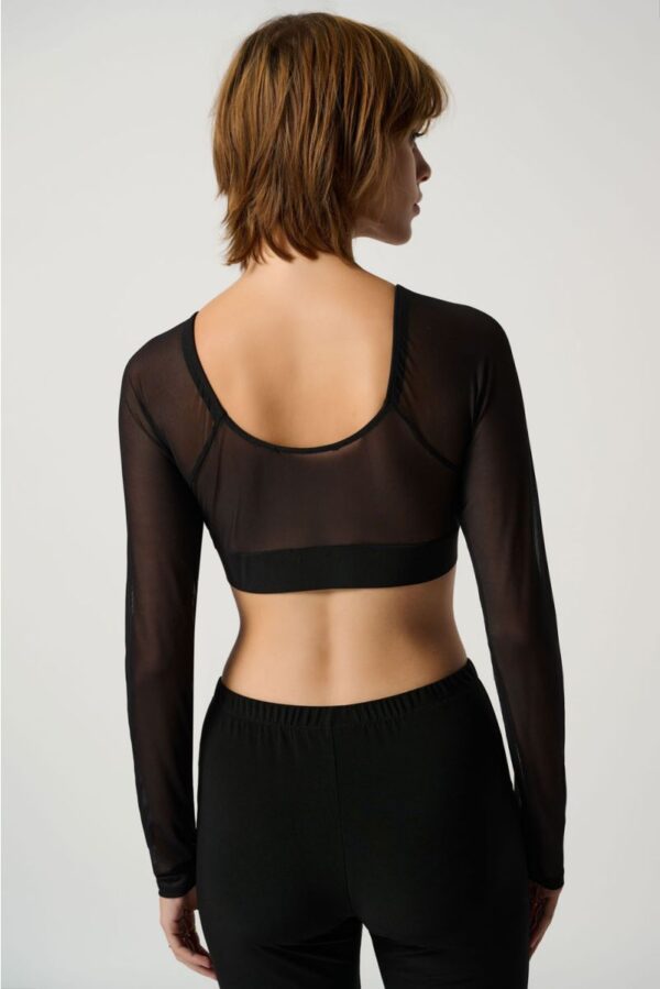 Joseph Ribkoff Black Shadow Sleeves - Image 3