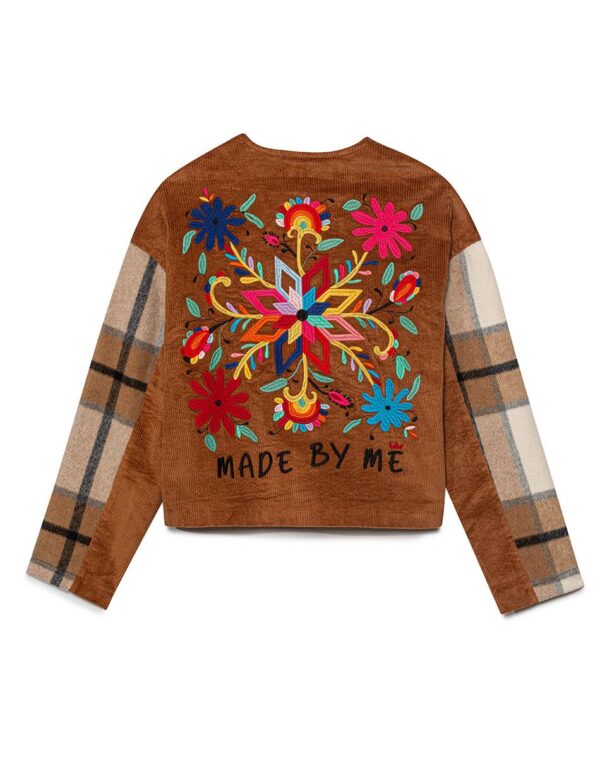 Nancy Collarless Cropped Cord Jacket - Image 6