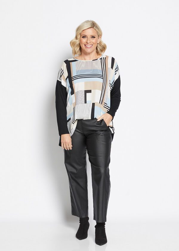 Philosophy Runway Long Sleeve Splice Tunic - Image 3