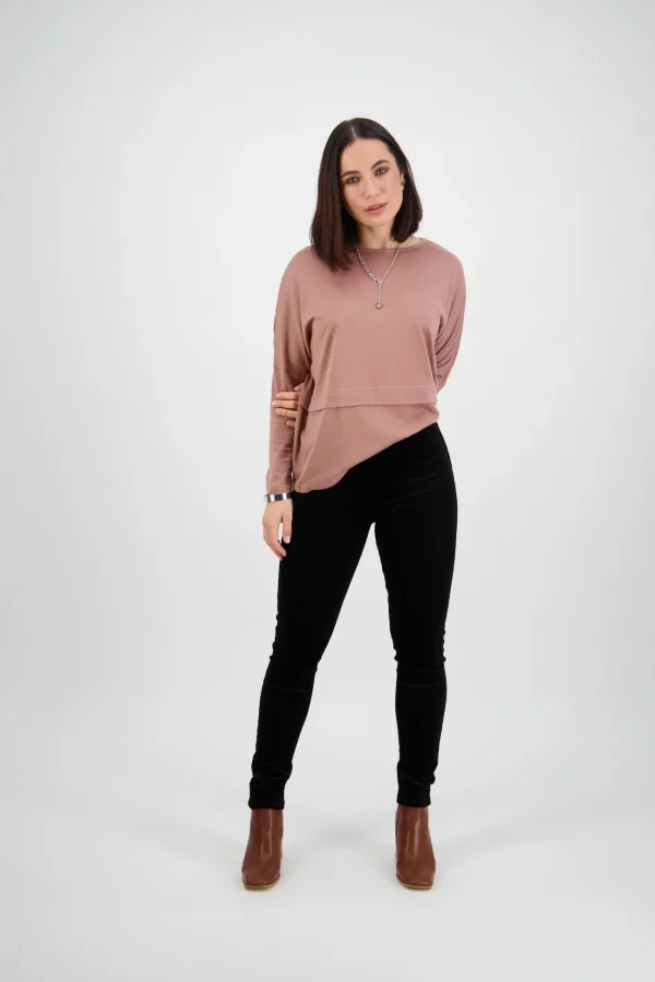 Vassalli Skinny Leg Full Length Cord Pull On Pant