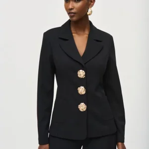 Joseph Ribkoff Scuba Crepe Fitted Blazer