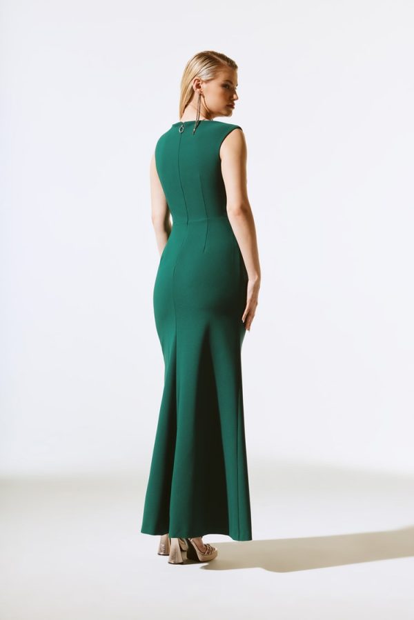 Joseph Ribkoff Lux Twill Trumpet Gown - Image 3