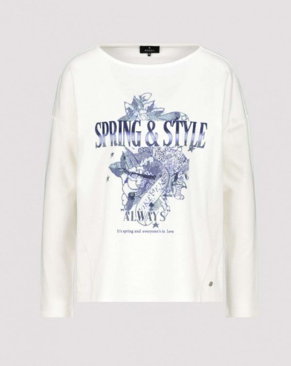 Monari T-Shirt with Decorative Stone Print - Image 6