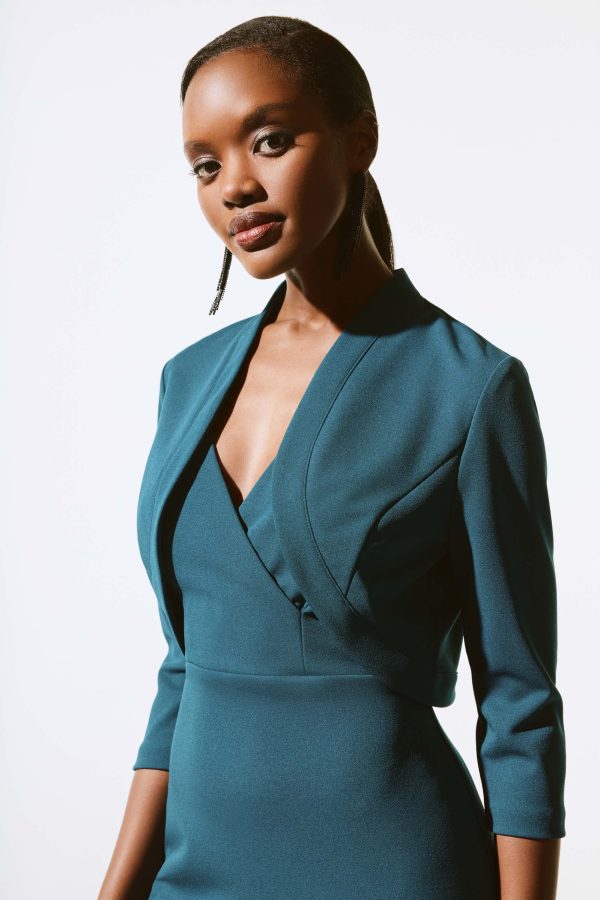 Jospeh Ribkoff Scuba Crepe Fitted Bolero