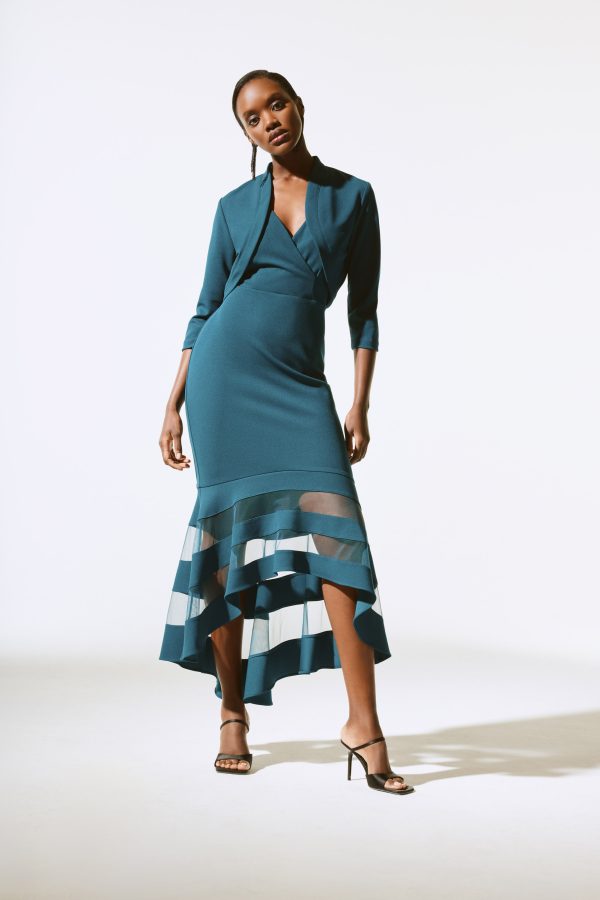 Jospeh Ribkoff Scuba Crepe Fitted Bolero - Image 2