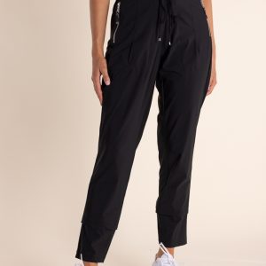 Two T's Panelled Pant - Black