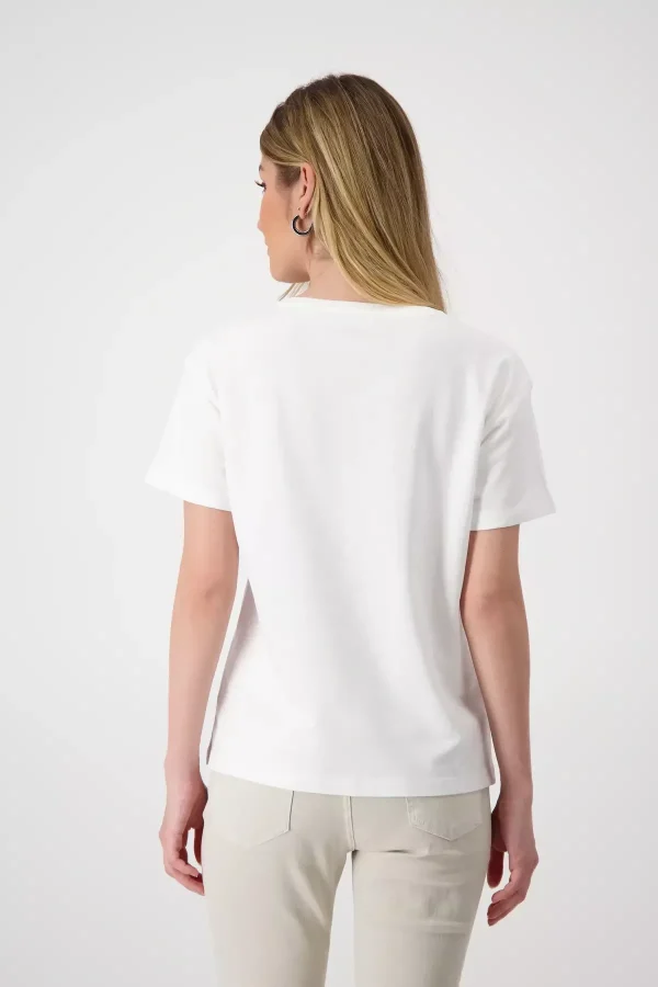 Monari T-Shirt With Rhinestones - Image 7