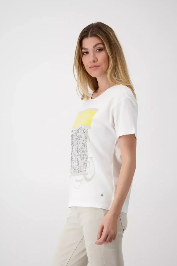 Monari T-Shirt With Rhinestones - Image 3