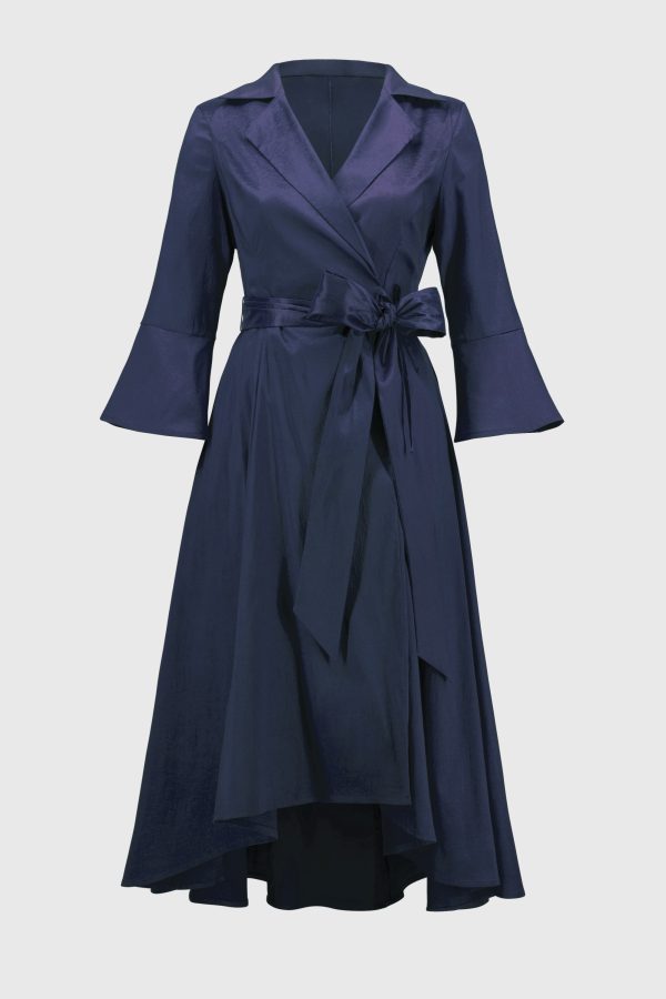 Stretch Taffeta High-Low Dress - Image 4