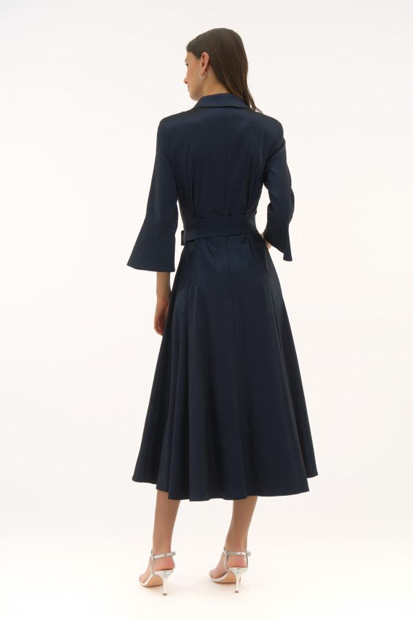 Stretch Taffeta High-Low Dress - Image 3