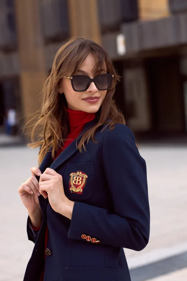 Baza Blazer in Navy - Image 2