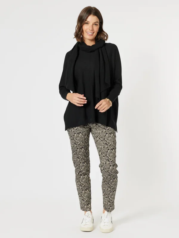 Remy Scarf Knit - Black - Image 2