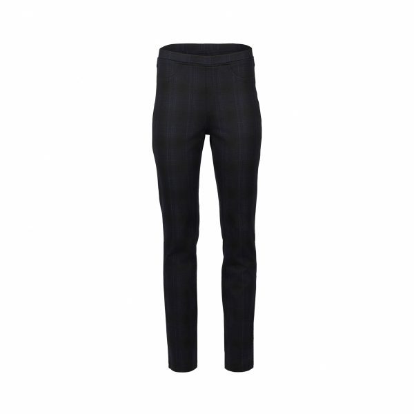 Vassalli Slim Leg Printed Ponti Pull On Pant - Neptune - Image 4