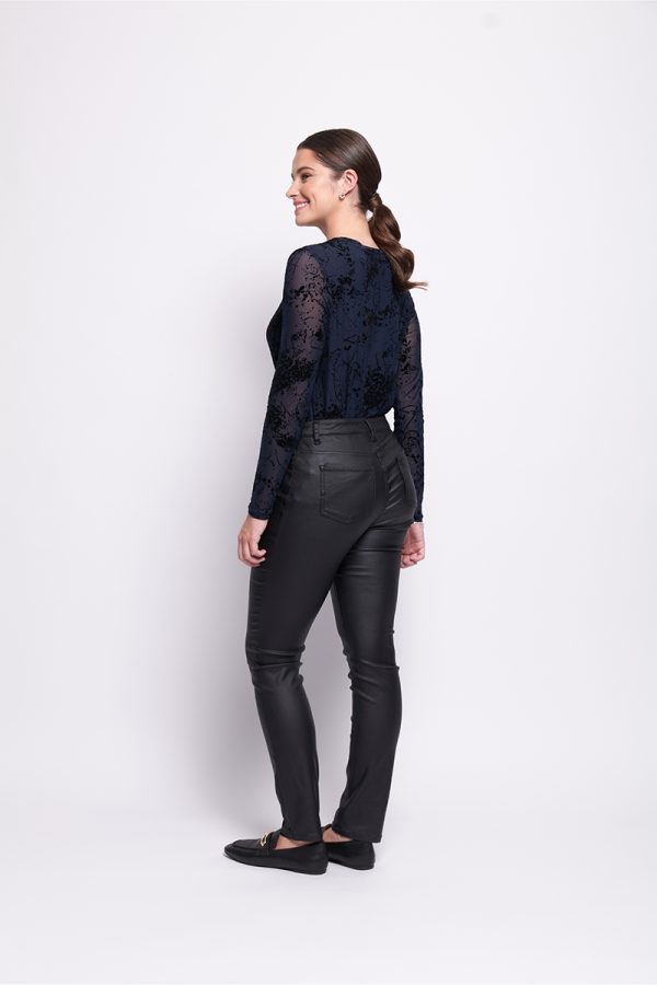 Foil International Velvet Crew in Splatter Midnight - Image 3