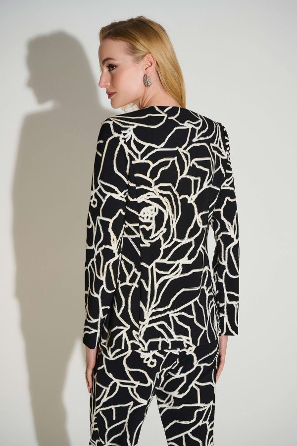 Lux Foiled Floral Blazer - Image 4