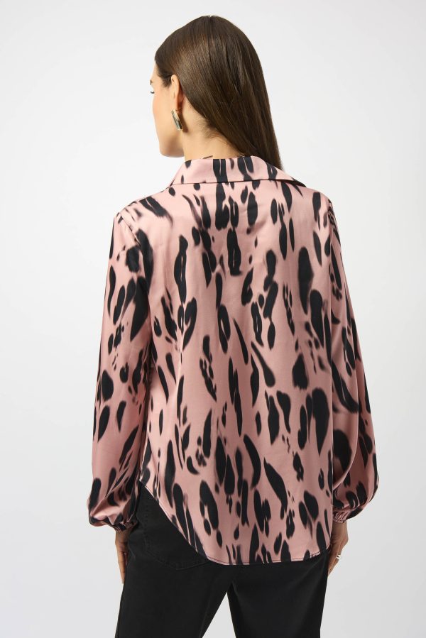 Recycled Satin Print Top - Image 3