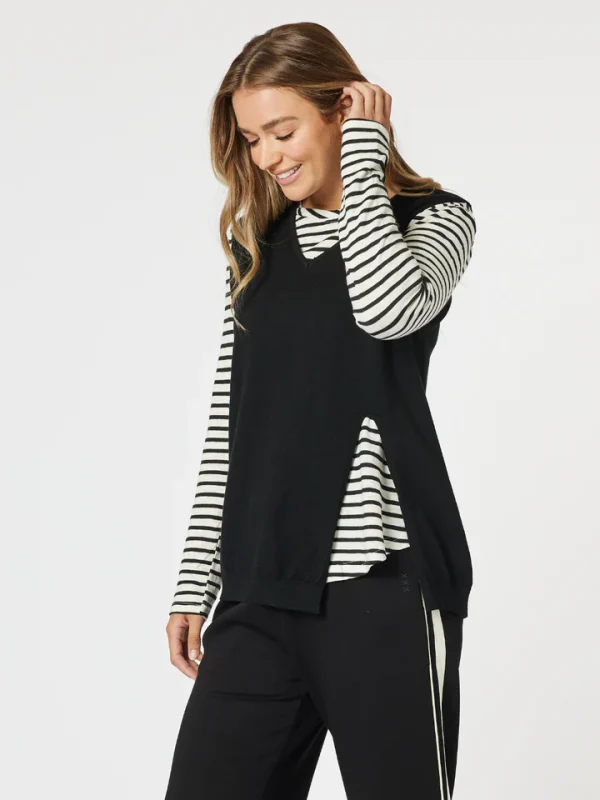 Vicky Side Split Vest - Image 2