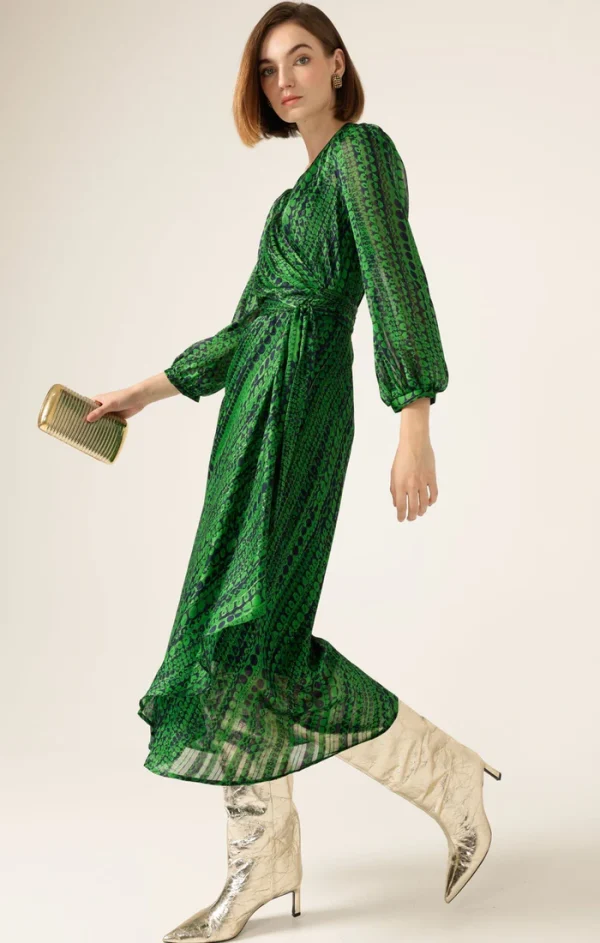 Savoir Midi Wrap Dress - Image 4