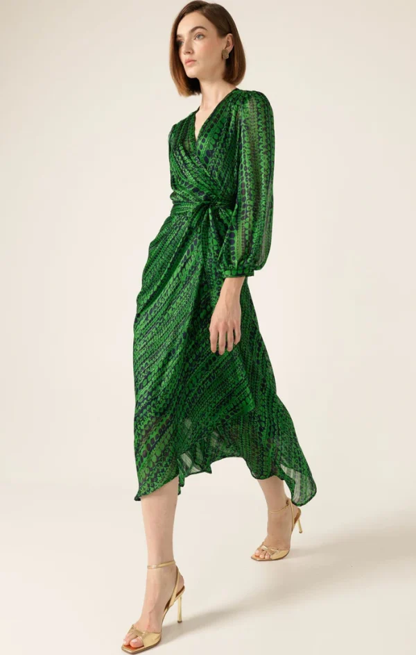 Savoir Midi Wrap Dress - Image 2