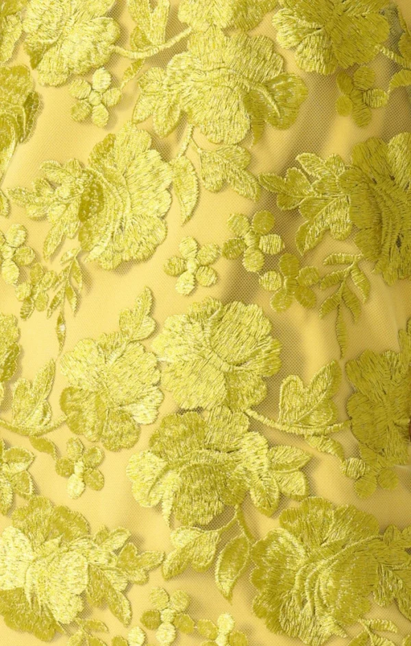 Layla Shift Dress - Chartreuse - Image 3