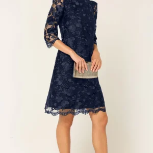 Layla Shift Dress - Navy