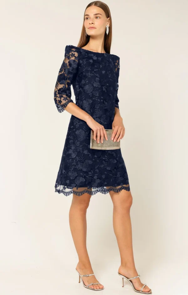 Layla Shift Dress - Navy