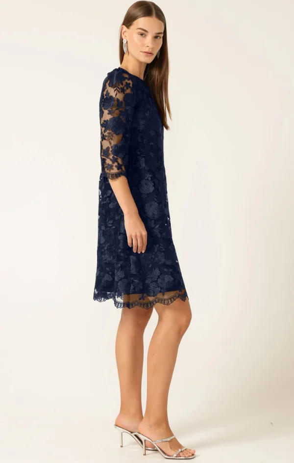 Layla Shift Dress - Navy - Image 7