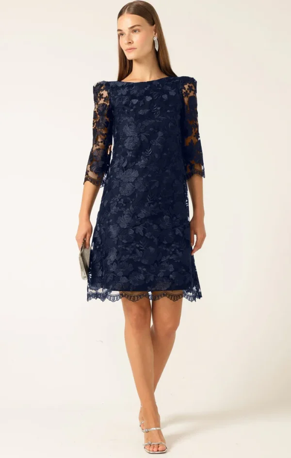 Layla Shift Dress - Navy - Image 6