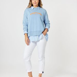 Positano Print Sweatshirt
