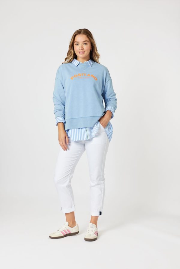 Positano Print Sweatshirt