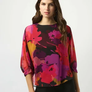Recycled Chiffon Floral Top